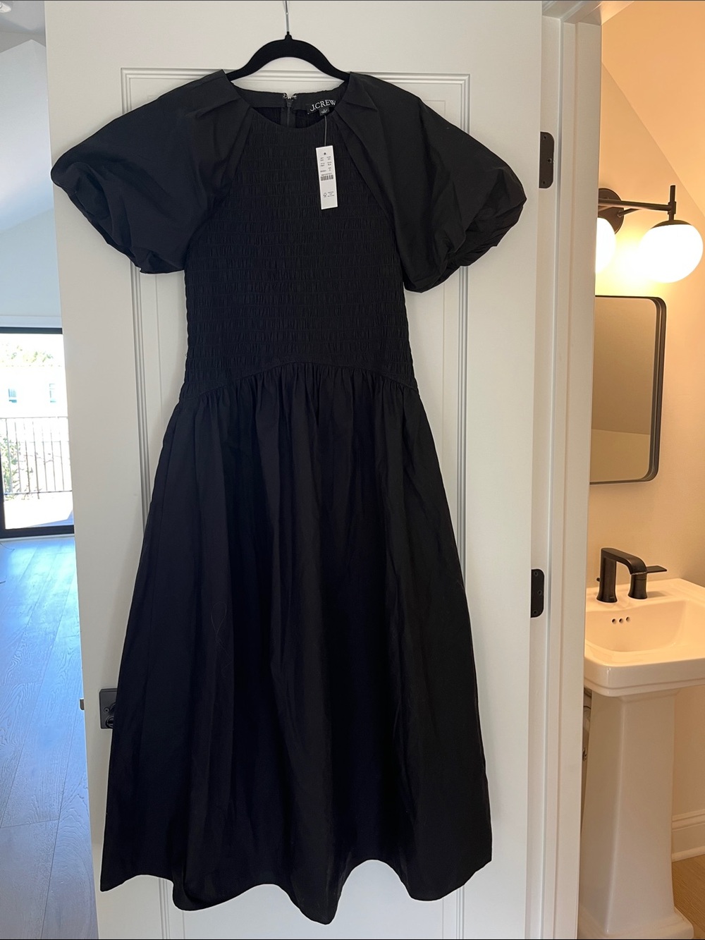 J. Crew Meadow Dress in Cotton Poplin